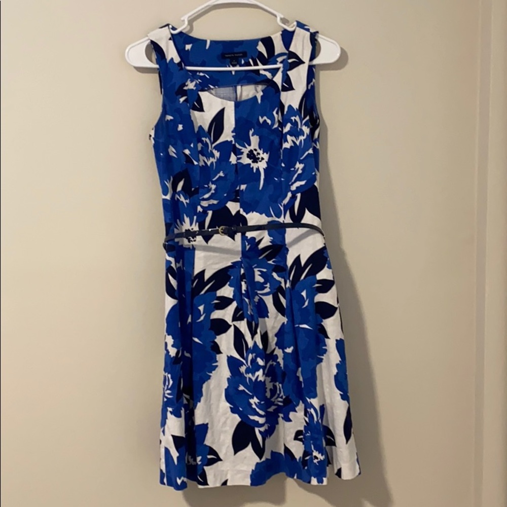 Tommy Hilfiger Blue Floral Dress - Picture 1 of 4